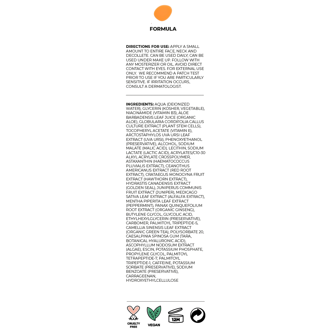 IVY | Stem Cells Niacinemide Peptides Astaxanthin Caffeine Camellia | EXFOLIANT